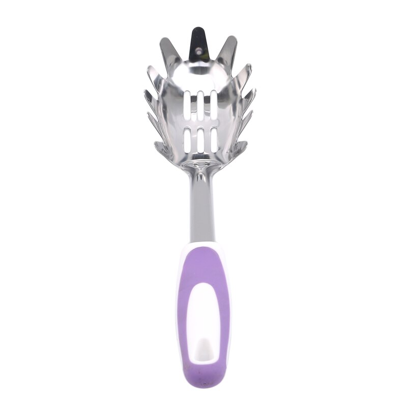 Praktisch Voor Pasta Noodle Lepel Pasta Scoop Vergiet Noodle Spaghetti Pollepel Schuimspaan Keuken Gadgets Voor Keuken: Purple