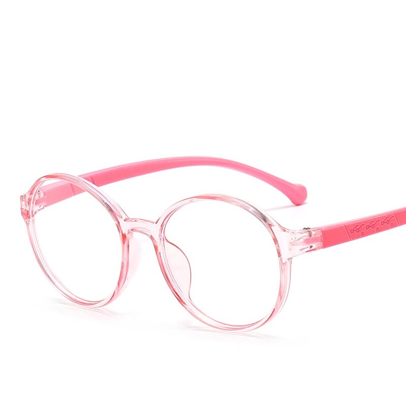 Anti-blue Light Kids Glasses Optical Frame Children Boy Girls Computer Transparent Blocking Anti Reflective Round Eyeglasses