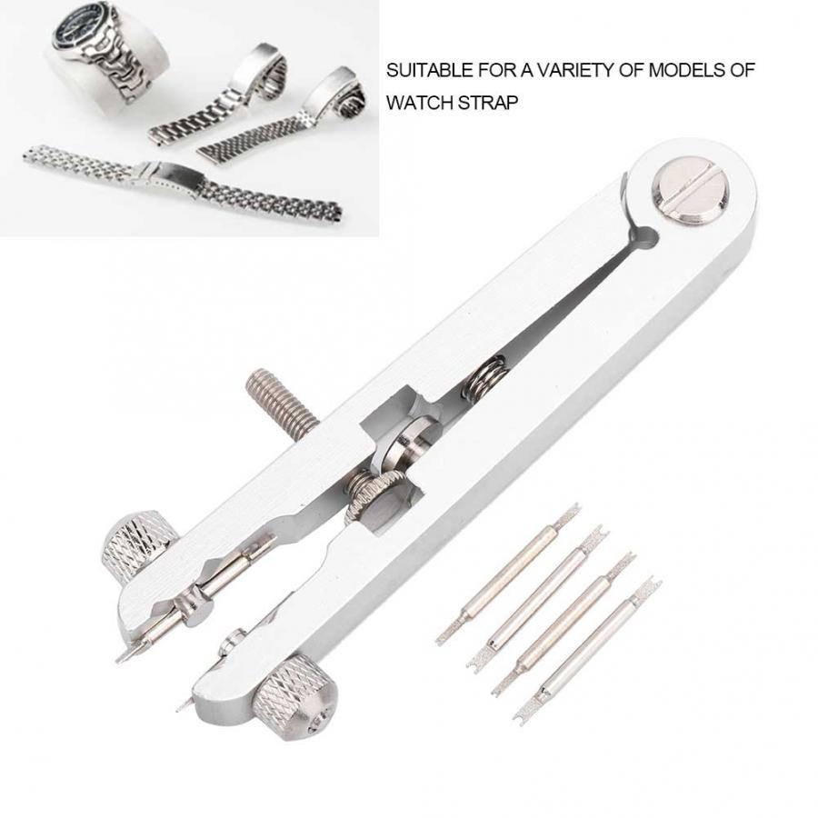 V-vormige stalen 6825 horlogeband tang horlogeband band veerstaaf schakelpennen verwijderaar horlogeband verwijderaar