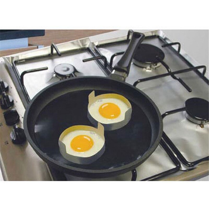 Cooking Baking Mats Non-stick Round Pan Liner Sheet Liners Twin Pack Pan Mat Kitchen Dining Bar Bakeware Pad 2 Pcs