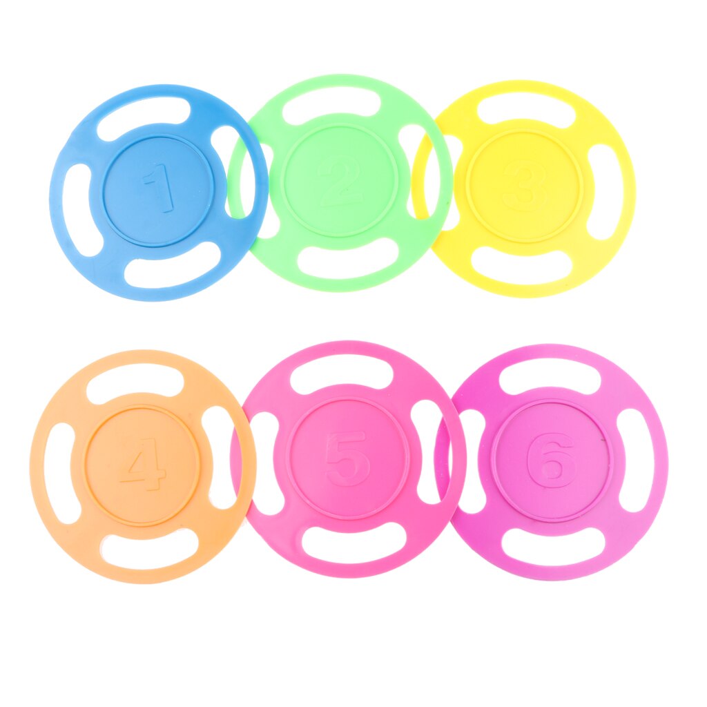 6 Stuks Kleurrijke Duiken Ringen, Kinderen Zwembad Speelgoed Onderwater Spel Speelgoed Voor Plezier