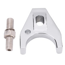 Auto-Styling Chrom Billet Aluminium Verteiler Klemme Halten Unten Praktische Metall Teile passen für Chevy SBC BBC SB BB HEI Elektronische