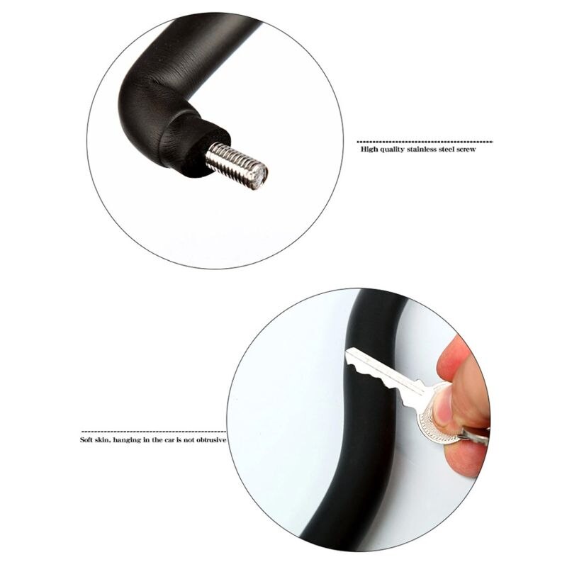 450*250MM Universal Soft Car Coat Hangers Back Seat Headrest Coat Clothes Hanger Jackets Suits Holder Rack Auto Supplies