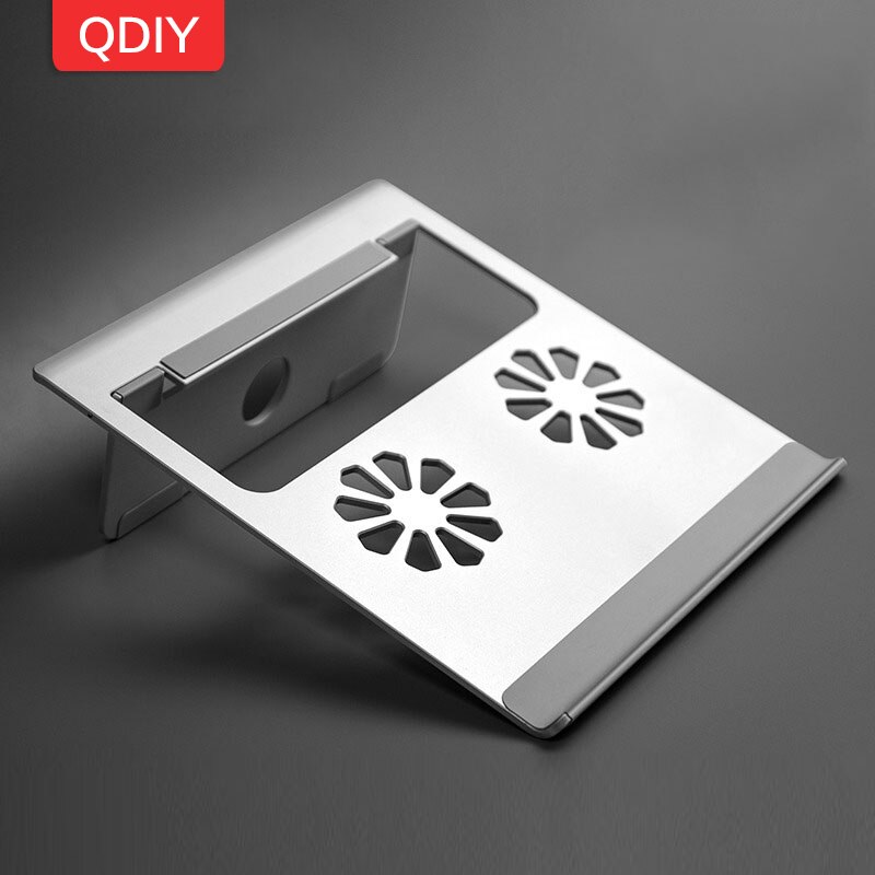 QDIY Notebook Folding Heat Sink Apple MAC Heightening Radiator Desktop Aluminum Base