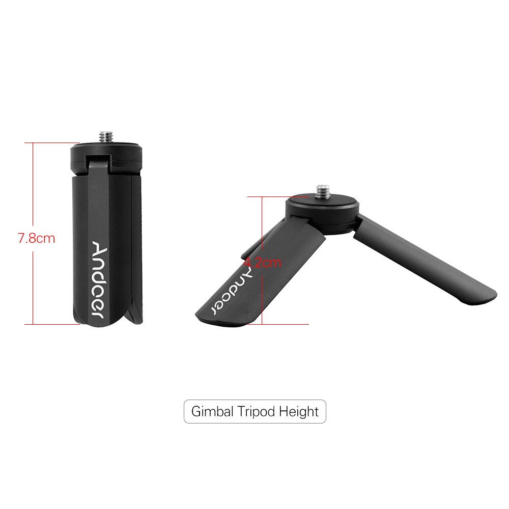 Andoer Draagbare Opvouwbare Gimbal Mini Statief Time Lapse Fotografie Beugel voor FeiyuTech WG2 G5 SPG Serie Vimble c Gimbal