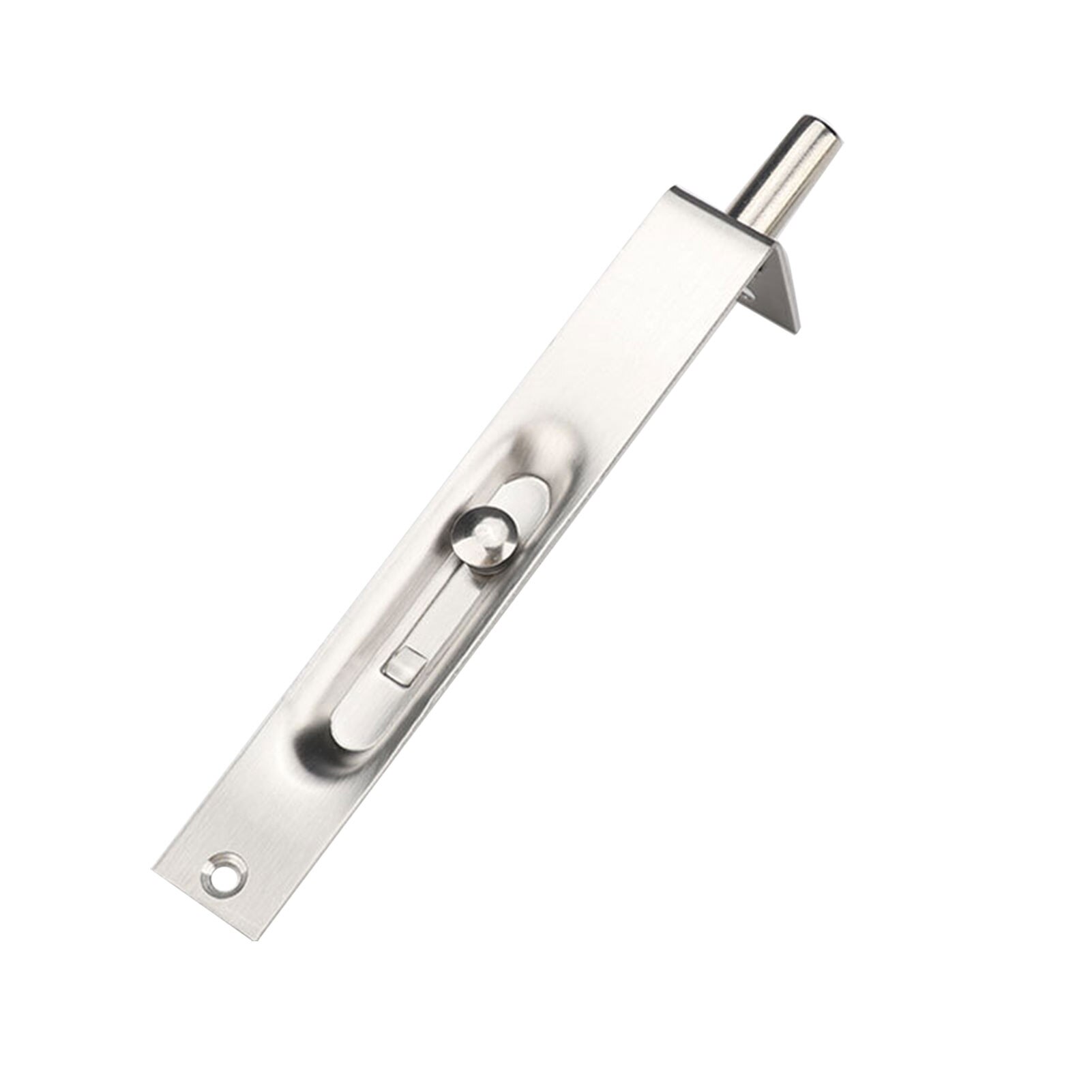 Practical Durable Door Bolt Latch Hardware Easy Install With Screws Home Gate Anti Theft High Hardness Stainless Steel Concealed