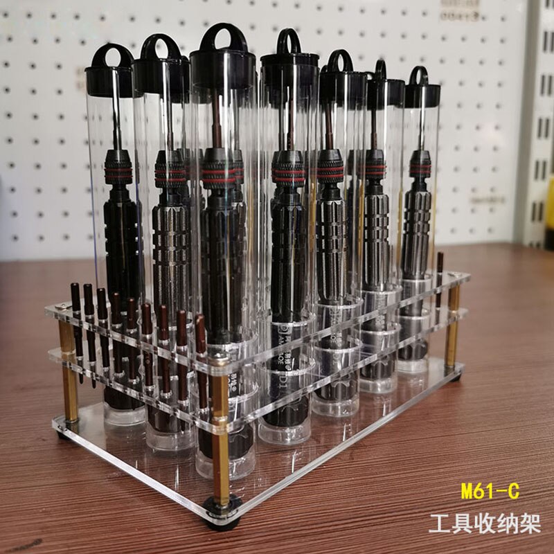 AMAOE Storage Rack Screwdriver Tweezers Tool Box Maintenance Accessories Rack Mobile Phone Repair Tool Sets