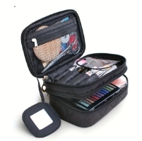 Double makeup bag Toiletry bag: Default Title