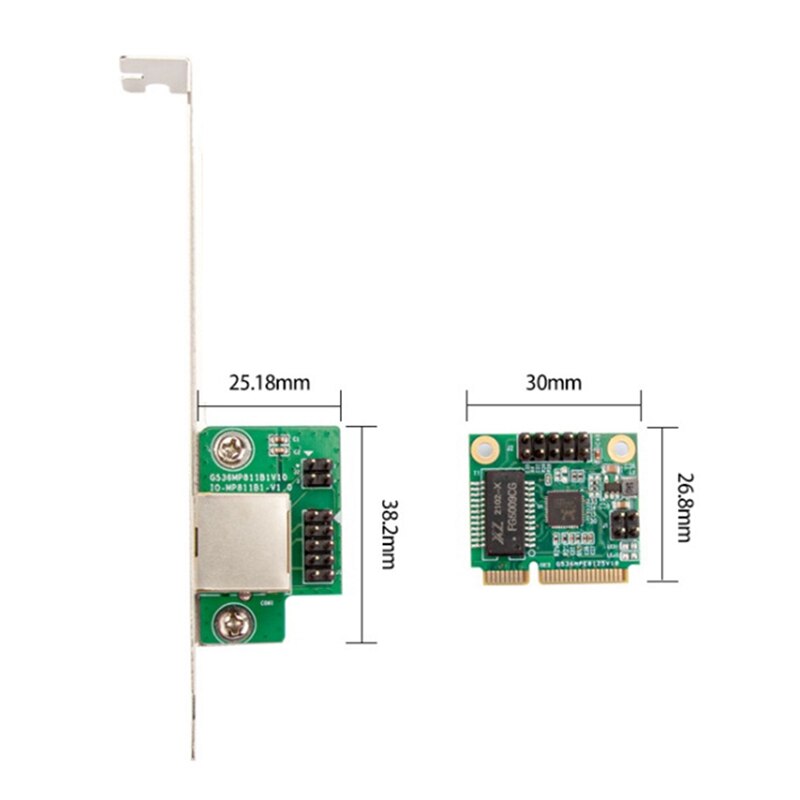 Pcie  to 2.5g ethernet-adapter mpe 8125b- glan pcie zu gigabit-netzwerkkarte (kabelgebunden) 2.5g 2500m/1000m rj45