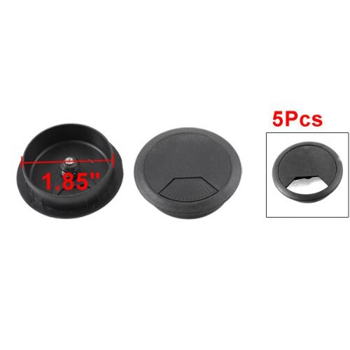 Mylb-kontor pc skrivebord kabel ledning organiserer gjennomføringe skrog plastdeksel 5 stk