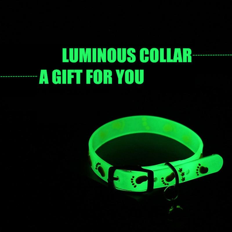 Lichtgevende Kat Kraag Voor Kleine Honden Puppies Kat Rubber Kraag Dierbenodigdheden Product Verstelbare Kerst Decoratie
