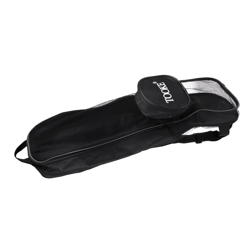 Kraftig dykkermesh rygsæk bæretaske med skulderrem til dykning snorkeludstyr finner svømmefødder beskyttelsesbriller maske