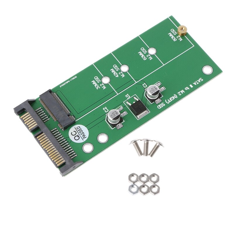 NGFF M.2 SSD à 2.5 "SATA 3 carte adaptateur pour 30/42/60/80mm M.2 disque dur SSD T3LB