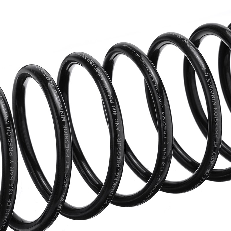 1pc Length 7.5m Air Compressor Hose Quick Coupler Recoil Pneumatic Airline Compressor Spring Tube Coil Tools 200 PSI Fittings