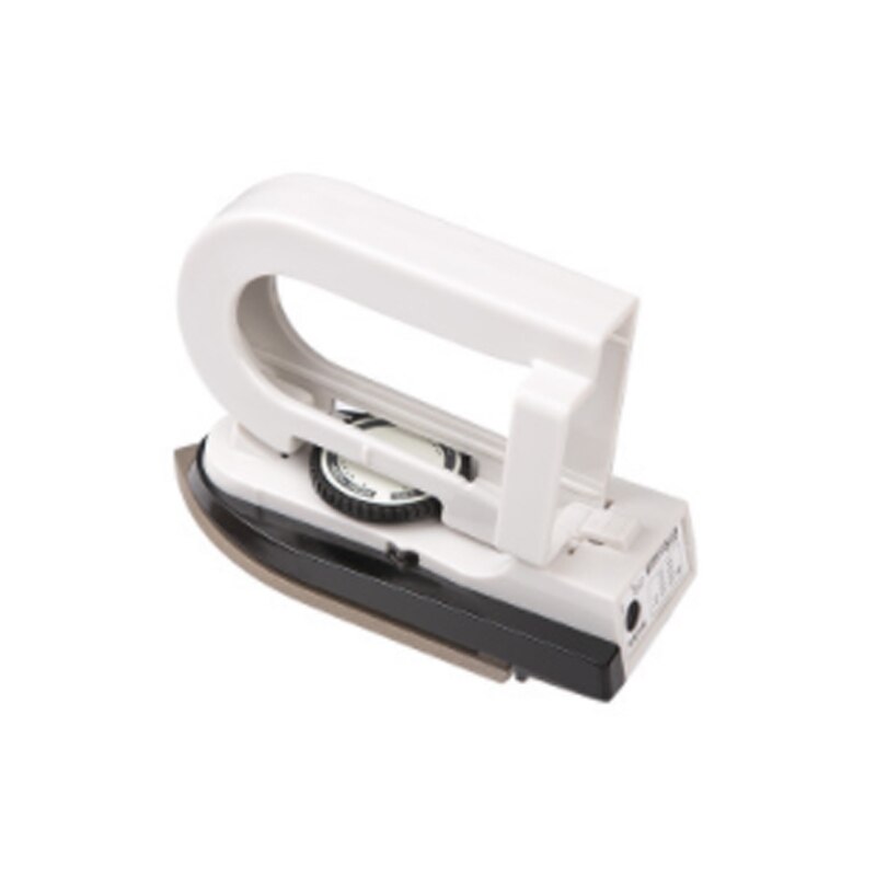 Portable Foldable Electric mini travel iron clothes Appliances garment steamer ironing With 3 Gears Teflon Baseplate: White