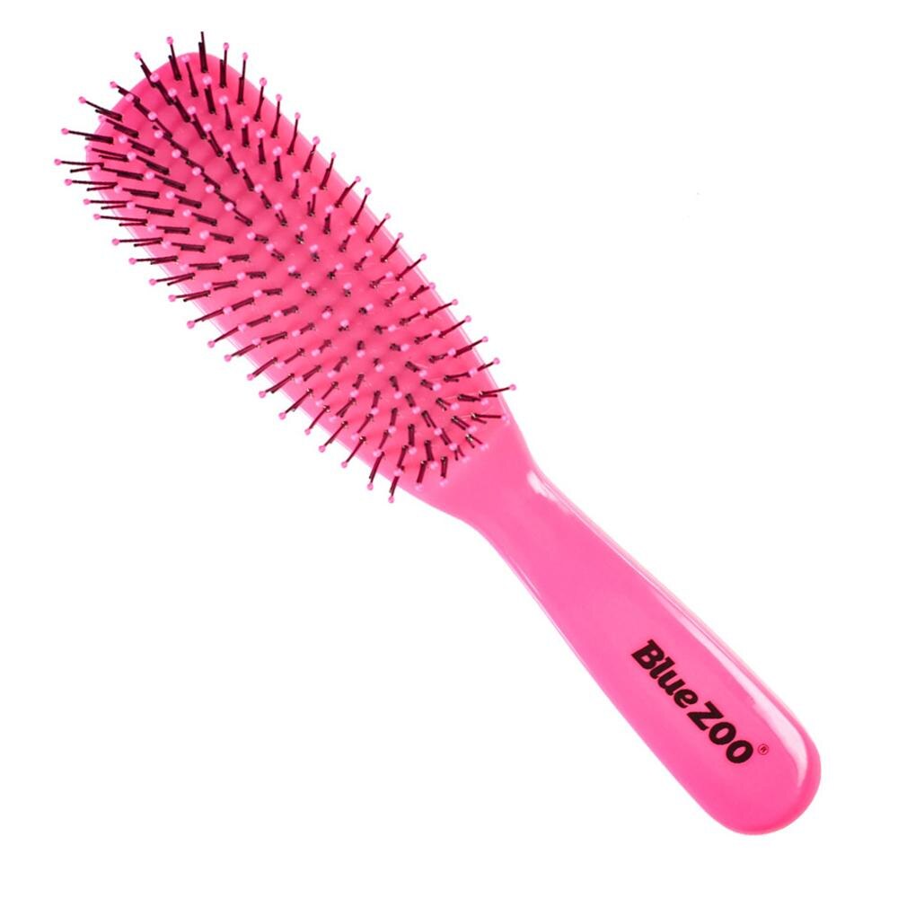 Vrouwen Mannen Detangling Hair Brush Bal Getipt Anti-Statische Massage Hoofdhuid Verminderen Kroezen Nylon Haren Kam Salon Styling Tool