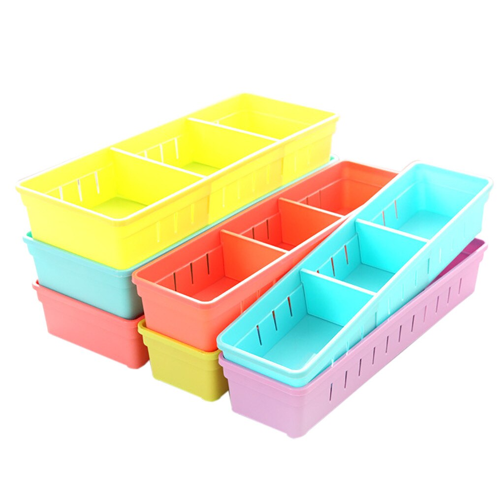 Verstelbare Lade Organizer Keuken Bestek Divider Case Makeup Pen Kantoor Opbergdoos # Sw