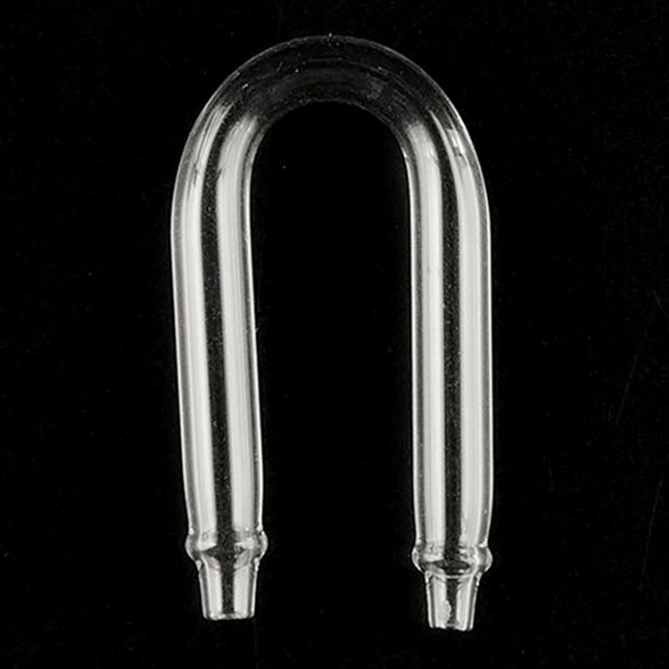 U Shaped Bend Glass Tube For Aquarium Co2 System Diffuser Used With Check Valve U Shape Glass Tube Suction Cup