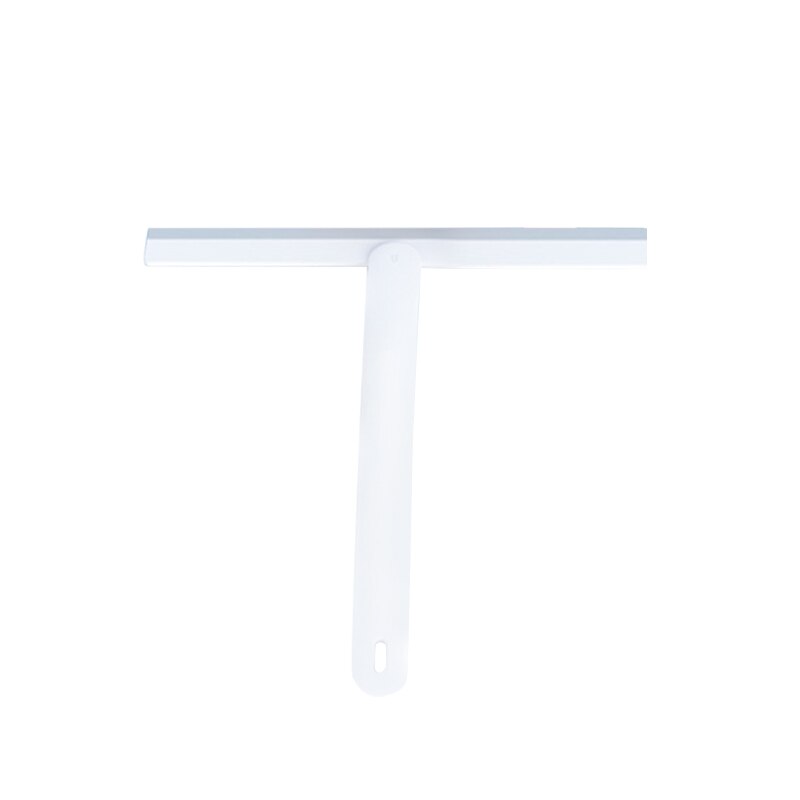 Douche Zuigmond Glas Ruitenwisser Schraper Douche Zuigmond Cleaner Met Siliconen Houder Badkamer Spiegel Ruitenwisser Schraper Glas Schoon: B-White