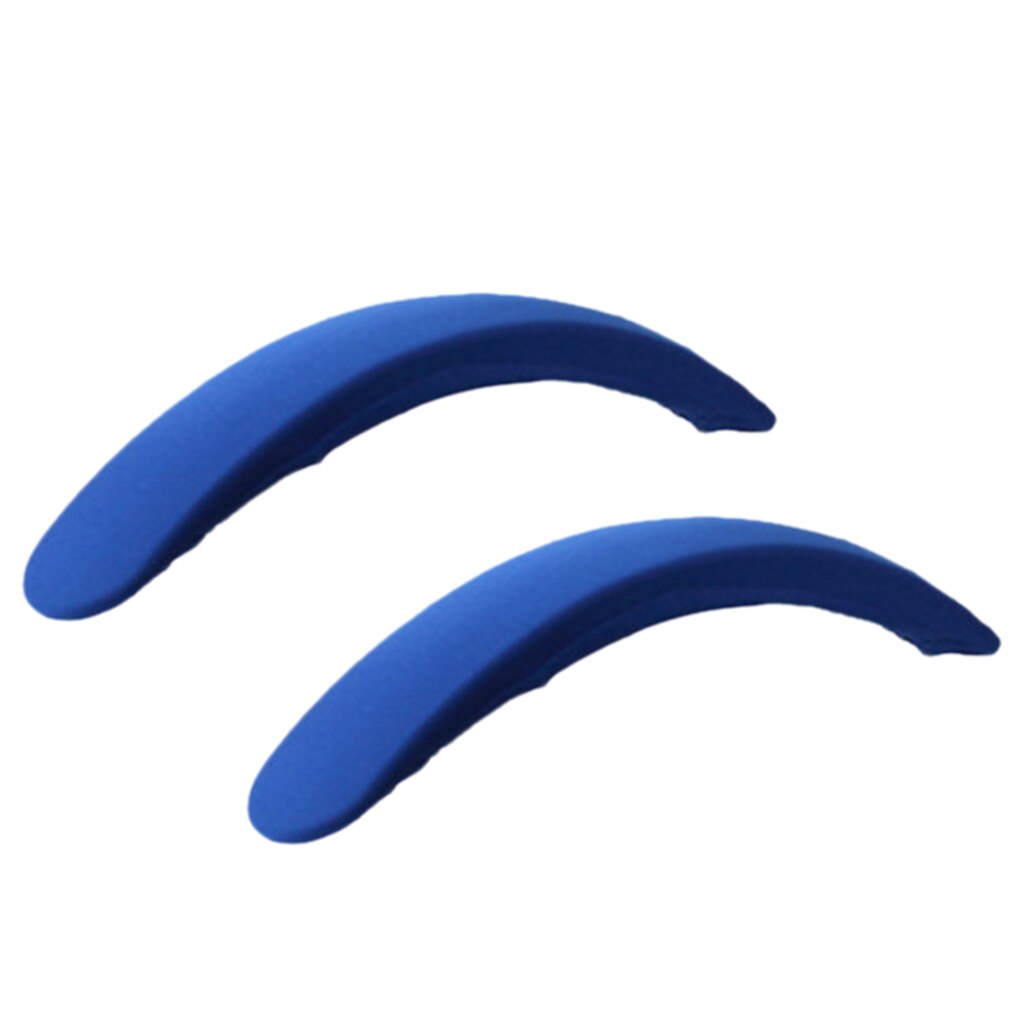 Et par stretchy kontor datamaskin stol arm dekker svingbare beskyttelses deksler maskinvaskbare armstøtte slipcovers: Blå