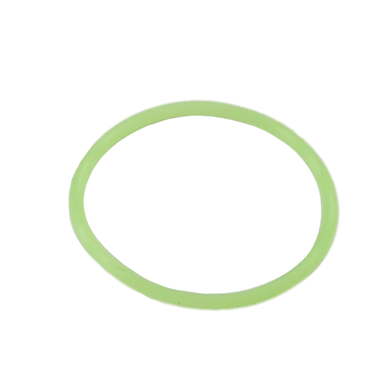 Joint torique élastique en Silicone pour lampes de poche, étanche, vert GITD (10 pièces)