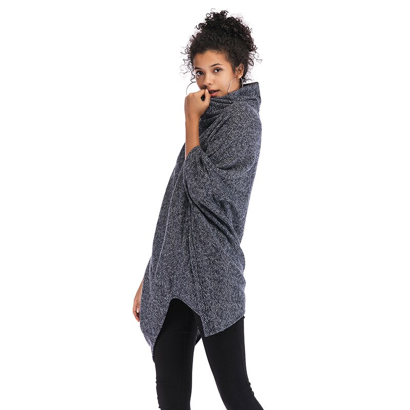 Manches chauve-souris cape femme vêtements d'hiver femmes pull Style européen femme pull