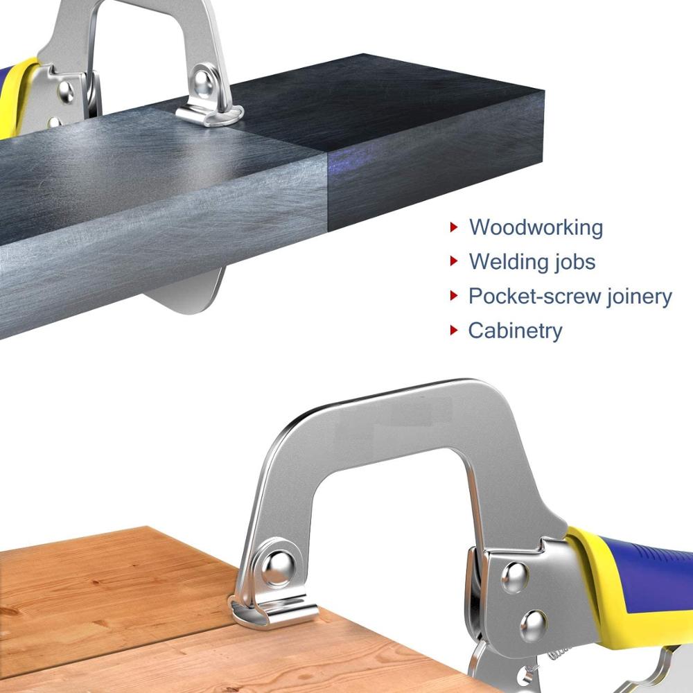 6 ''+ 9'' + 11 ''Vergrendeling C-Clamp Heavy Duty Ergonomische Grip C-Type Vergrendeling lassen Houtbewerking Tang Quick Release