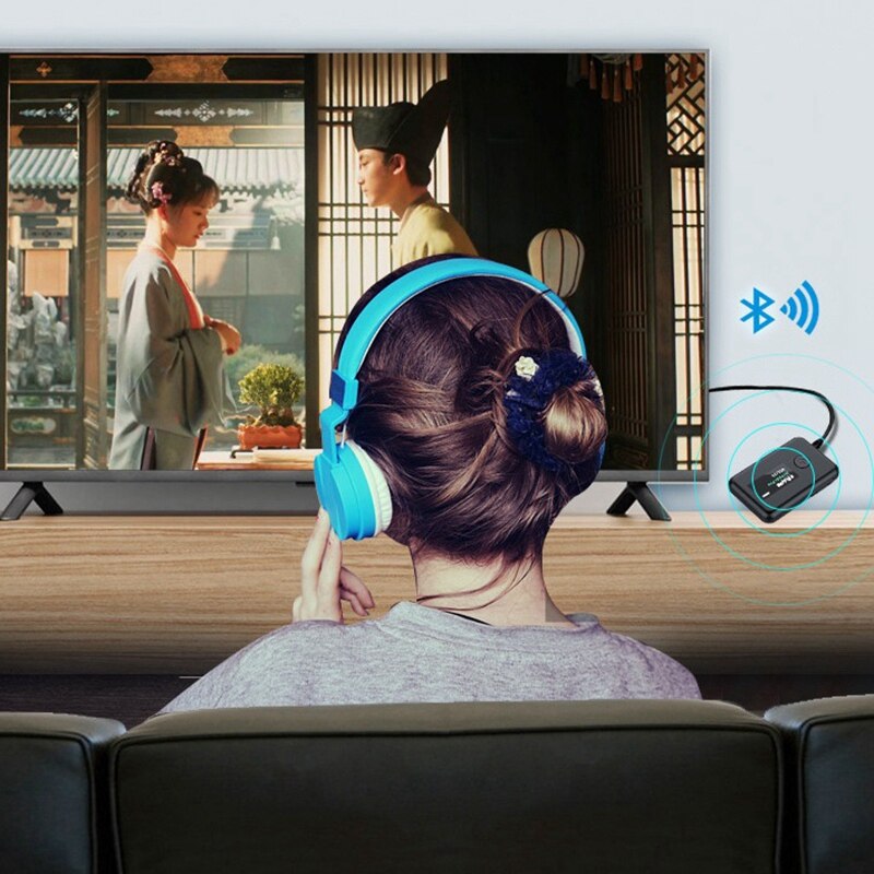 Bluetooth 5.0 Transceiver, 2-in-1 Bluetooth Transmitter / Receiver Audio Adapter, Suitable for Mobile Phone / Computer