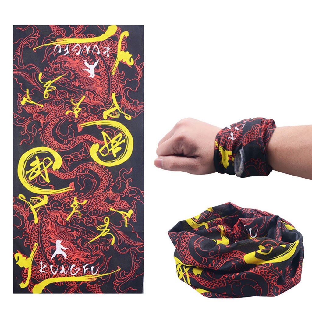 Outdoor Print Seamless Magic Scarf Ear Hook Sports Scarf Neck Tube Face Dust Riding Bandana UV Protection Neck Gaiter Scarf