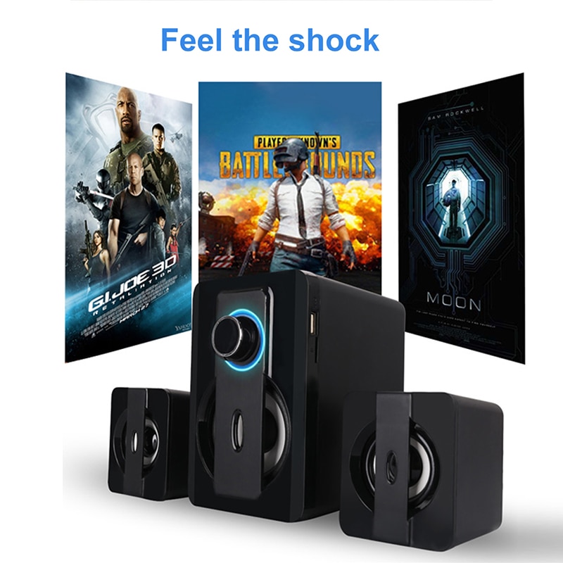 Bluetooth Speaker Usb Computer Speakers 3D Stereo Bass Sound Subwoofer Muziekspeler Multimedia Luidspreker Voor Pc Mobiele Telefoon