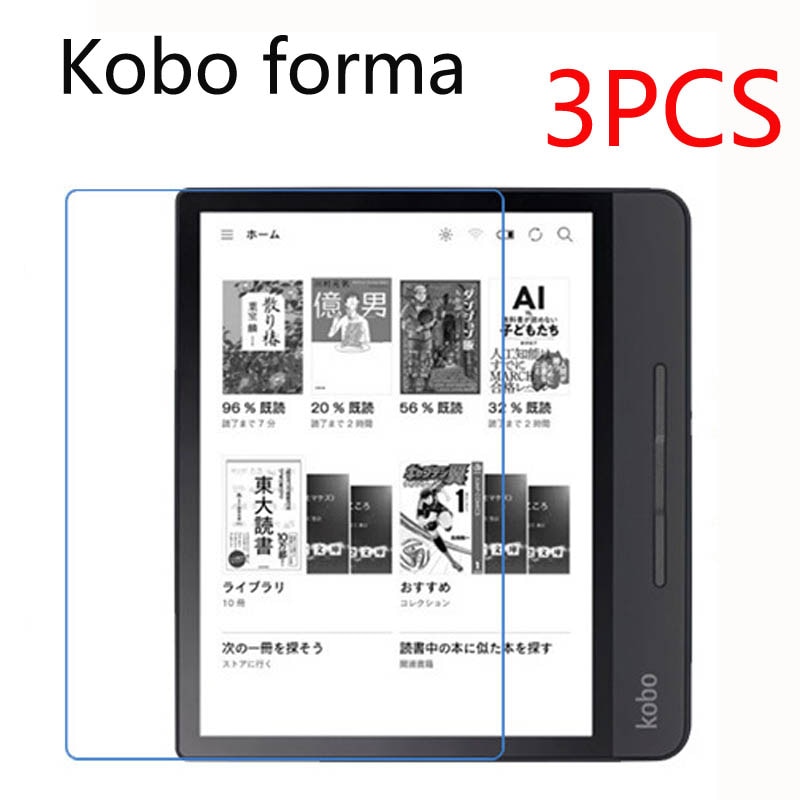 3 Pcs Soft Screen Protector Voor Kobo Forma 8 ''Ultra Clear Screen Protective Film