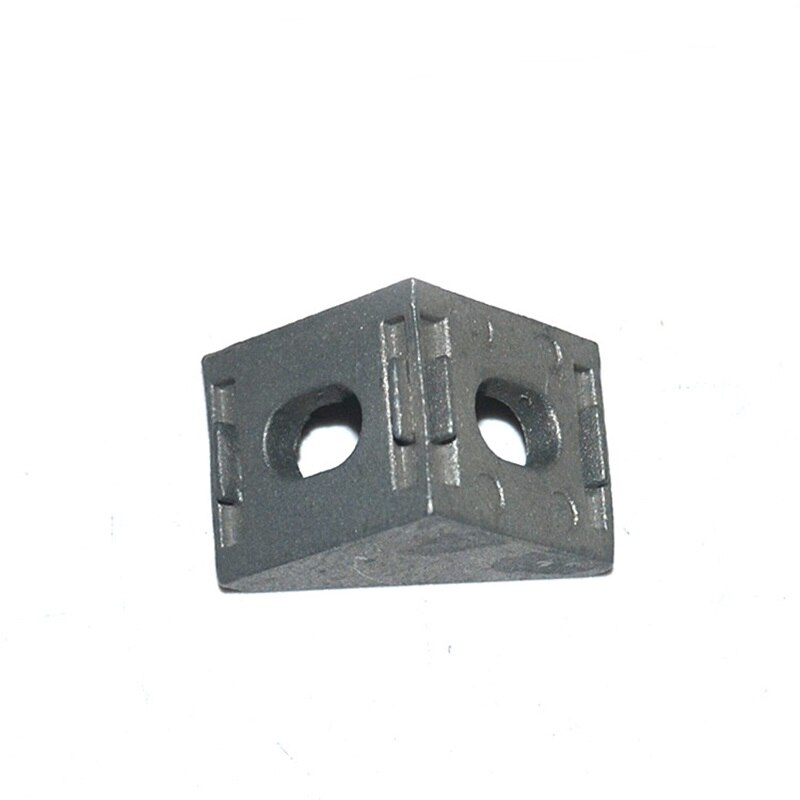 50pcs/lots corner fitting angle aluminum 20 x 20 L connector bracket fastener match use industrial aluminum profile