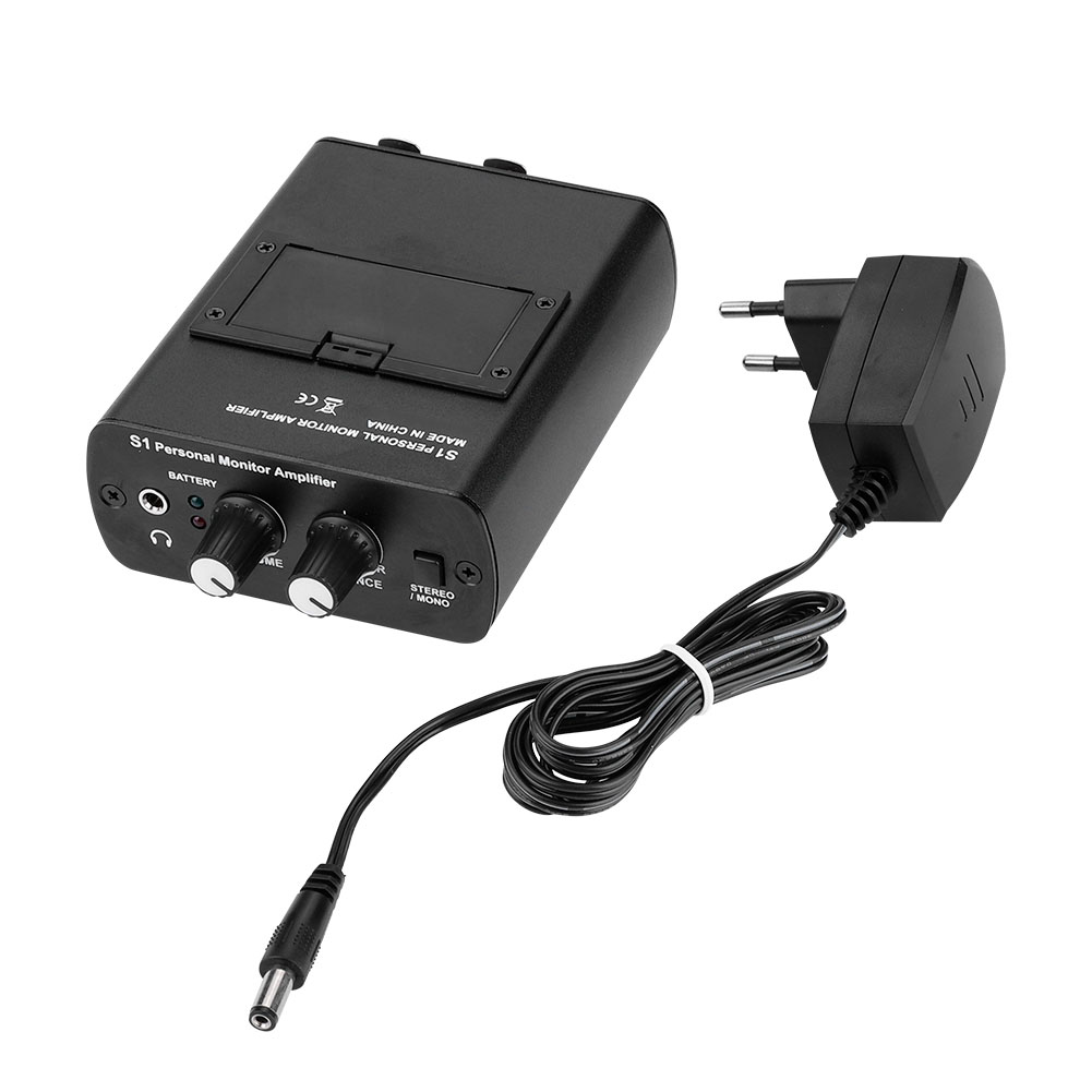 AMPLIFICADOR DE auriculares para ANLEON S1, sistema de monitoreo intrauditivo para estudio de escenario, 100-240V: EU Plug