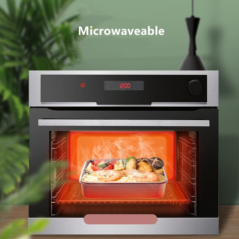 1100ml Portable Lunch Box Microwave Oven Bento Box Healthy Plastic Food Storage Container Lunchbox BPA Free