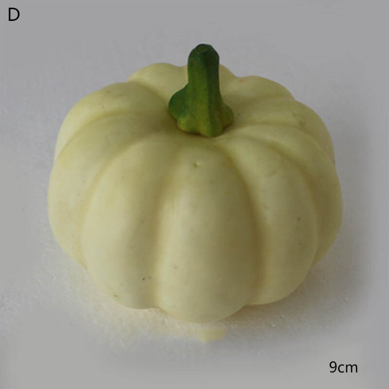 Fausse citrouille décorative d'halloween | Mousse de citrouille réaliste, de Table, de jardin, photographie d'accessoires alimentaires, décors artificiels pour jardins d'enfants: 4