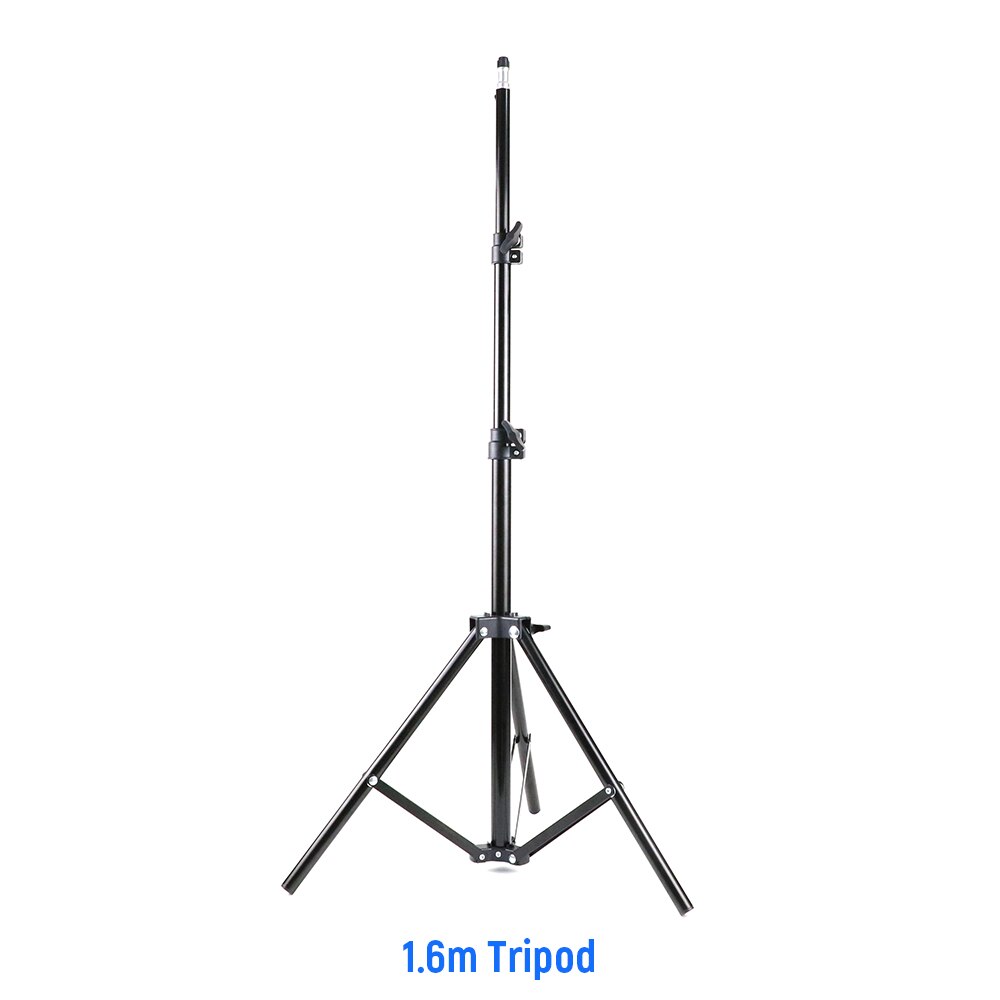 50/160/200Cm Foto Studio Verlichting Stand Opvouwbare Ring Licht Statief 1/4 Schroef Verstelbare Fotografische Lamp Camera telefoon Statief: Type 3