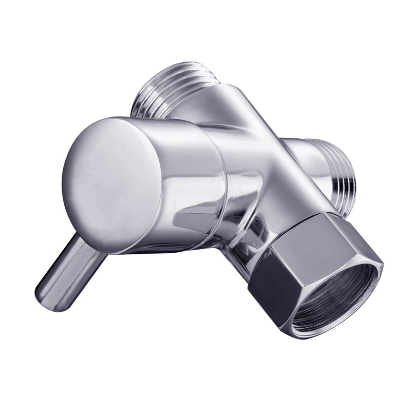 G1/2 Interface Douche Arm Omstelkraan Handdouche Hoofd En Vaste Sproeikop Chrome Moer Type Douche diverter Voor Douche