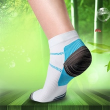 1pair Sports Socks Miracle Foot Compression Socks Anti-Fatigue Breathable Plantar Fasciitis Heel Arch Pain Relieving Socks