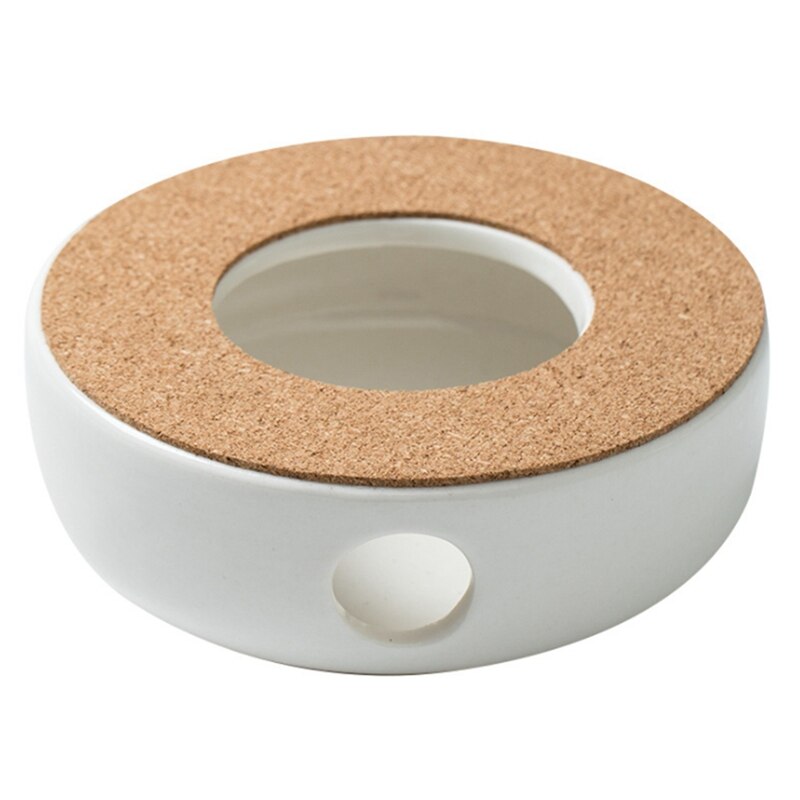 Mini Portable Ceramic Teapot Holder Base Teapot Warmer Insulation Base Coffee Water Warmer Candle Holder Tea Accessories