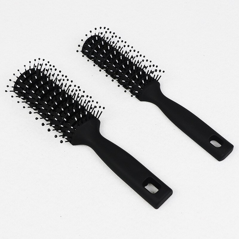 Män hårborste keramiskt järn rund kam frisör dressing salong styling herr kam antistatisk hårbotten massage kam hårstyling verktyg