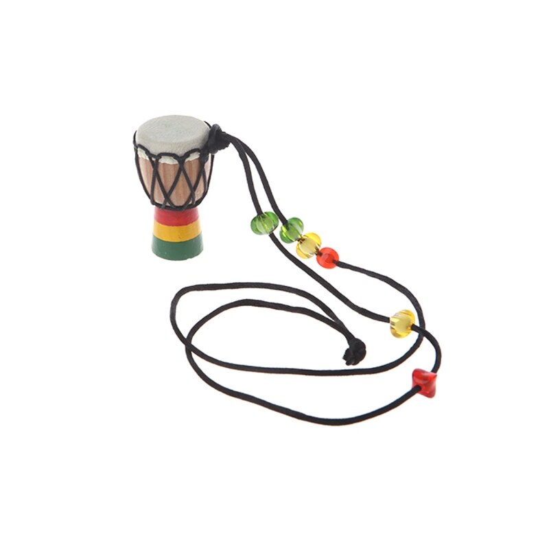 Wooden Classic Jambe Drummer Mini Djembe Percussion African Hand Drum Bongo: 1