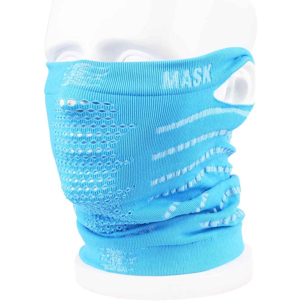 Skiën Gezichtsmasker Mannen Vrouwen Winter Warm Winddicht Ski Masker Fietsen Camping Mtb Snowboard Gezichtsmasker: blue