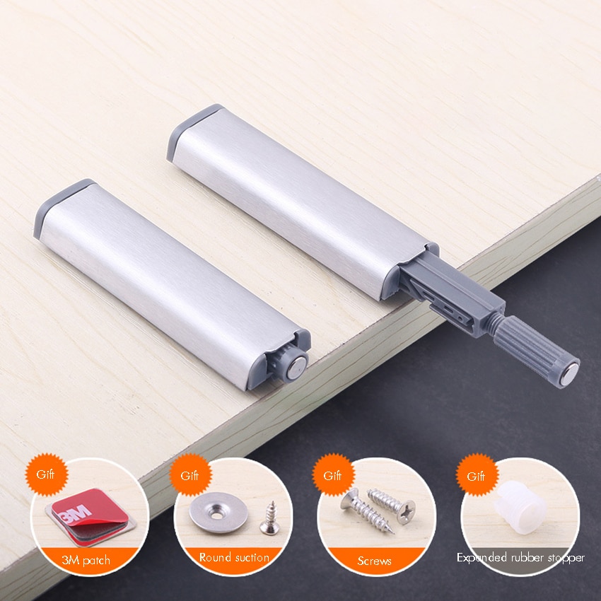 78Mm Lange Push To Open Vangen Ladekast Catch Touch Latch Kast Slaapkamer Push Klink, rebound Zelfsluitende Apparaat