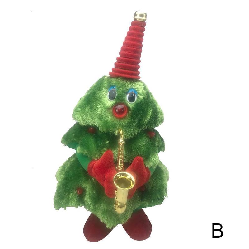 Singing And Dancing Christmas Tree Plush Toy Children's Christmas U3T0: B