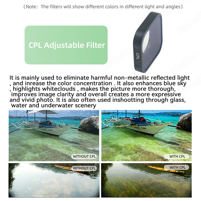 Kit de filtro CPL UV ND8 ND16 ND32 ND para GoPro Hero 12 11 10 9 filtro de lente negro ND CPL para Go Pro 9 10 11 12 accesorios de lente