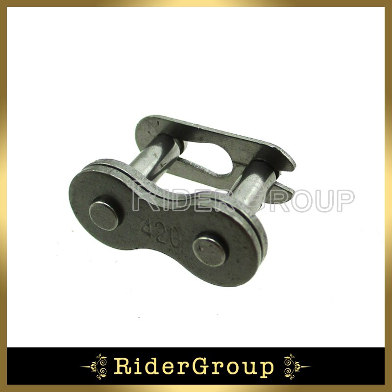 420 kæde hovedled til 50cc 70cc 90cc 110cc dirt bike atv quad go kart knallert scooter kandi taotao: 1pc