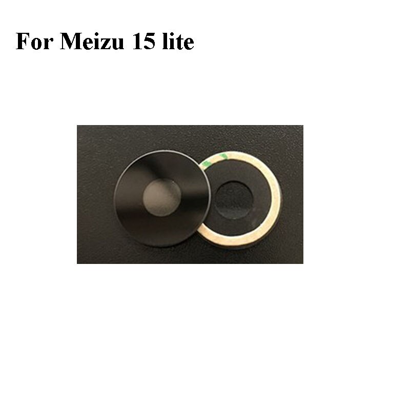 Piezas de reparación de lentes de cristal para cámara trasera Meizu 15 lite, piezas de repuesto de para meizu 15 lite 15lite, 5,46 pulgadas, 2 piezas