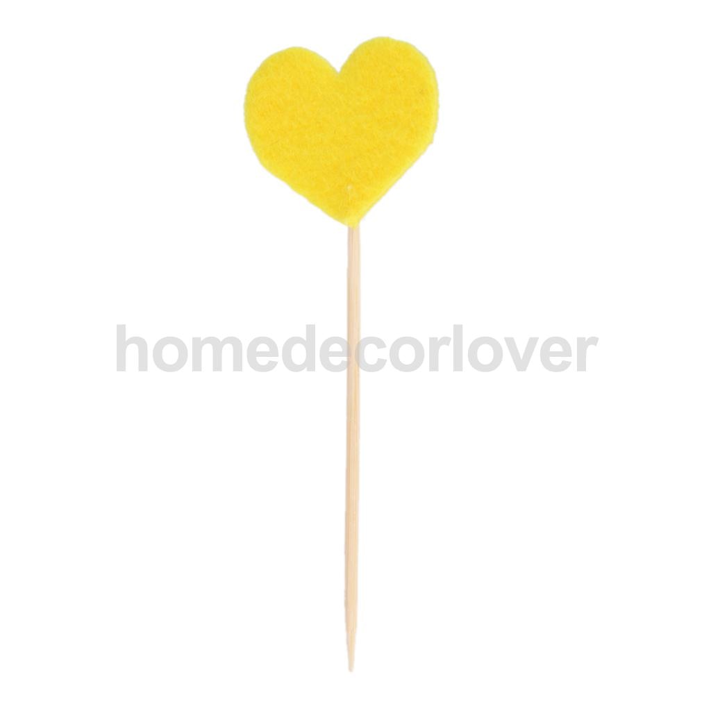 50 Stuks Hart Patroon Voedsel Picks Party Tandenstoker Cupcake Cocktail Decor