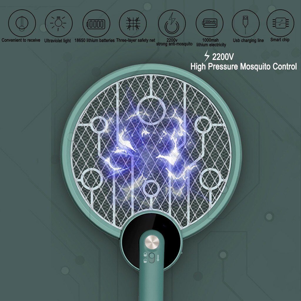 Bug Zapper USB Mini Rechargeable Lazy Hang On Waist Hanging Style Cooling Outdoor Sport Fan Convenience Home goodies practical