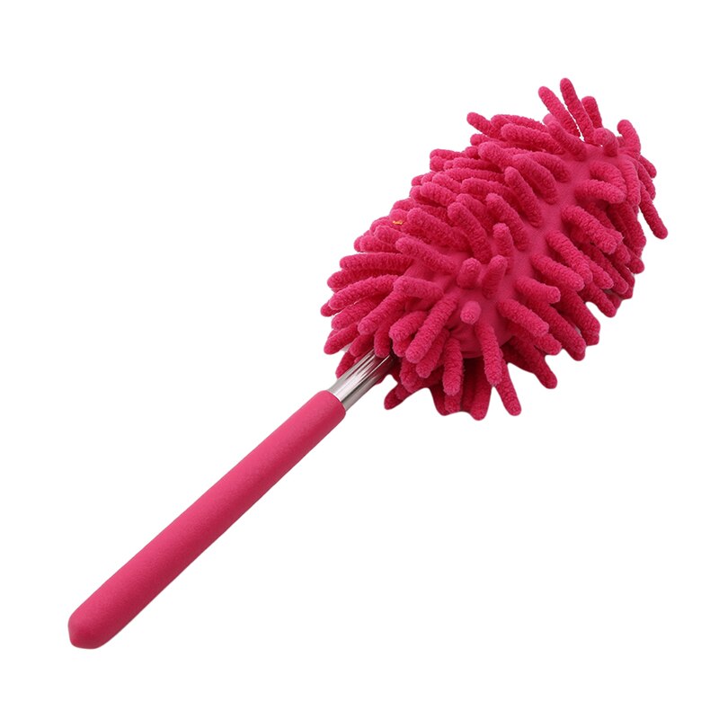 extensible de limpieza de microfibra plumeros de la pluma ajustable plumero para hogar cepillo para polvo limpieza de coches de Color a 4